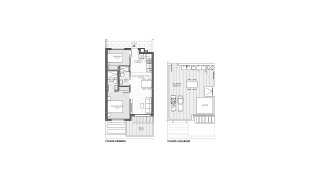 Property floor plan, 1 bedroom in MARQUESADO DE MOLINS No. 3
